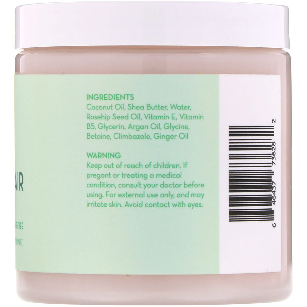 Pure Body Naturals, Coconut Oil, Deep Repair Hair Mask, 8.8 fl oz (260 ml)