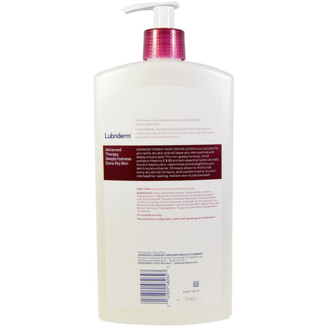 Lubriderm, Advanced Therapy Lotion, Deeply-Hydrates Extra-Dry Skin, 24 fl oz. (709 ml)