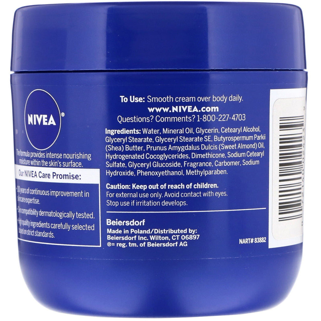 Nivea, Body Cream, Essentially Enriched, 13.5 fl oz (382 g)