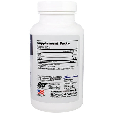 GAT, CLA 1250, 90 Softgels
