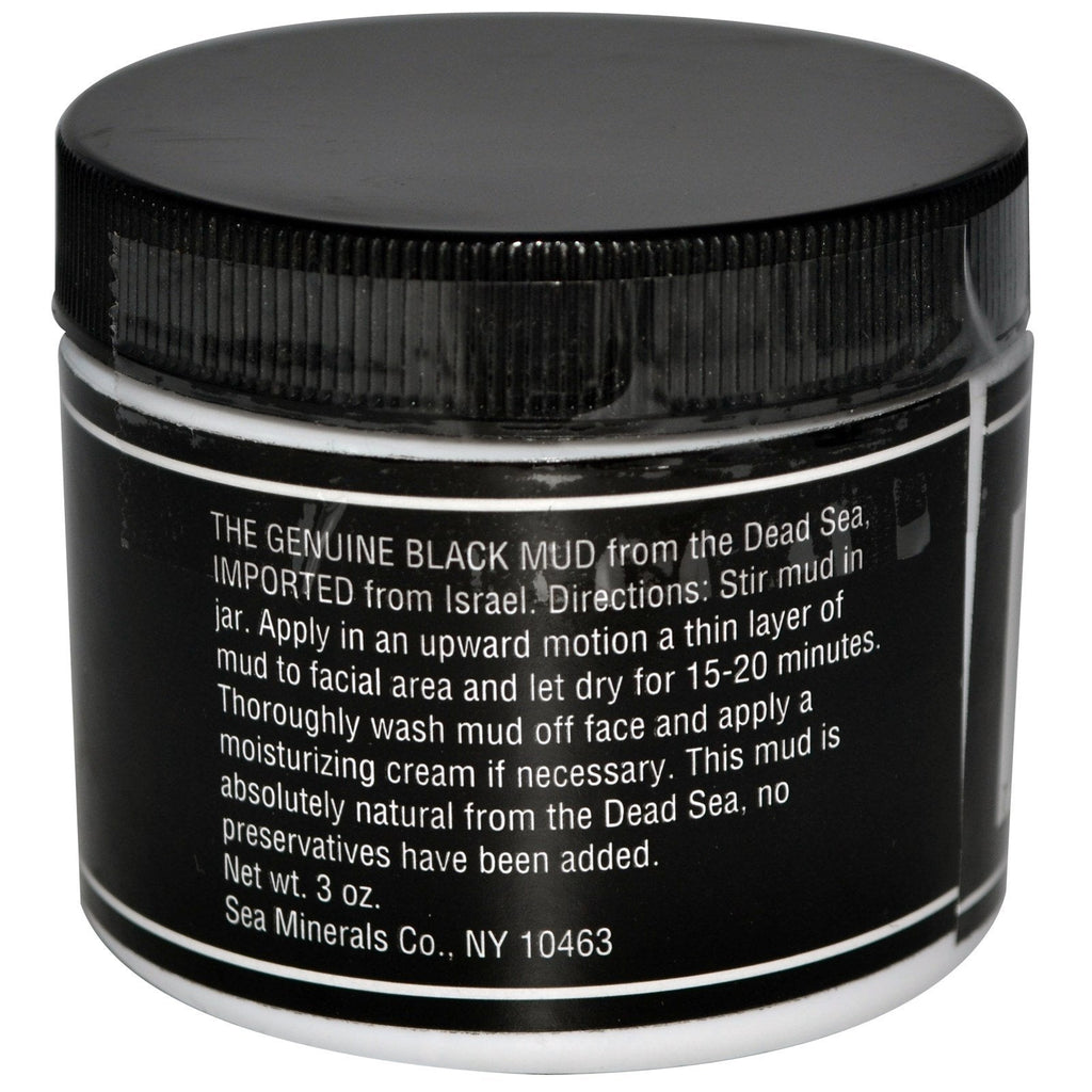 Sea Minerals, Black Mud, All Natural Beauty Facial Mask, 3 oz