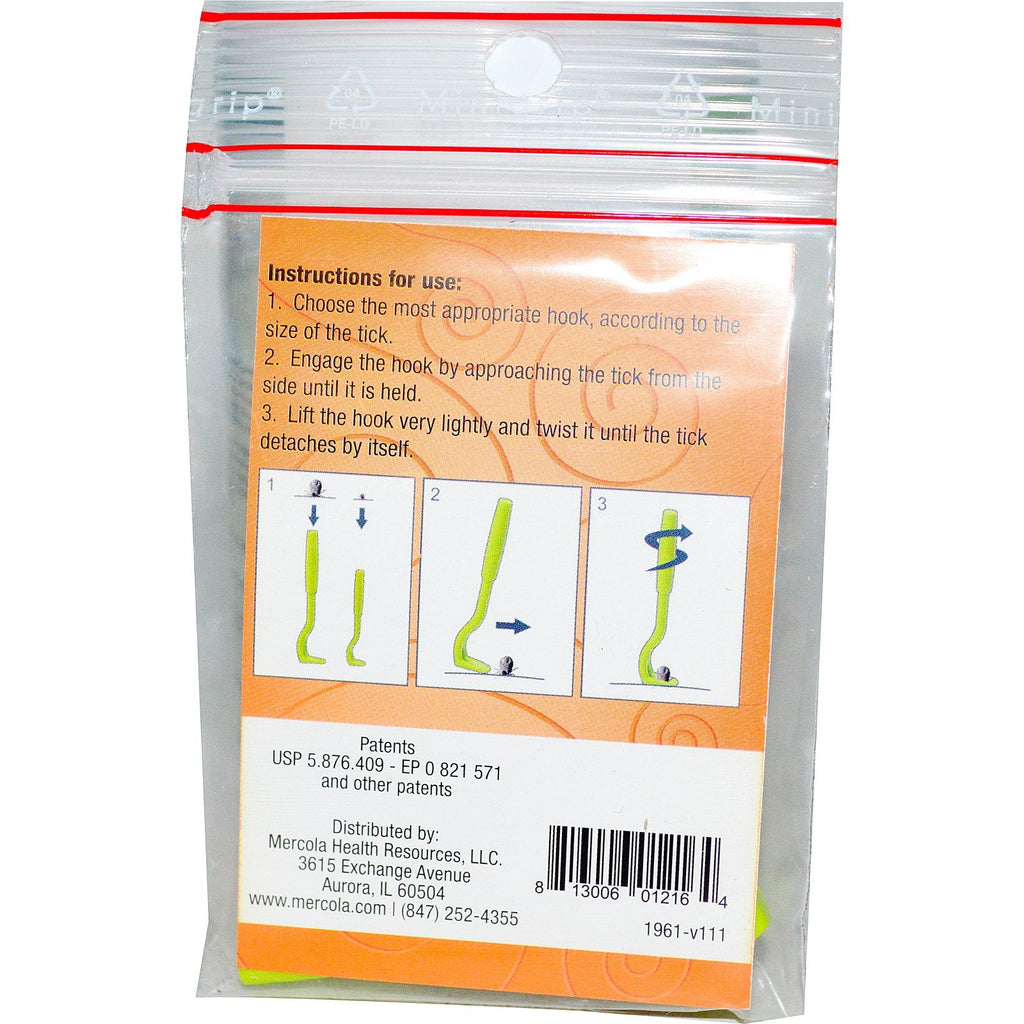 Dr. Mercola, Tick Stick, Tick Removal Tool, 2 Sticks