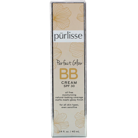 Purlisse, Perfect Glow, BB Cream, SPF 30, Medium Tan, 1.4 fl oz (40 ml)