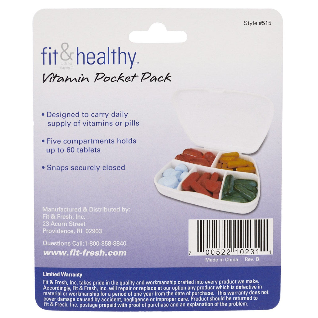 Vitaminder, Vitamin Pocket Pack, 1 Pocket Pack