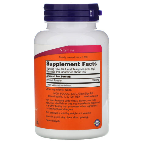 Now Foods, Inositol Powder, 4 oz (113 g)