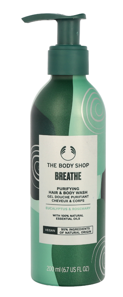 The Body Shop Breathe Gel de Baño Purificante Cabello y Cuerpo 200 ml