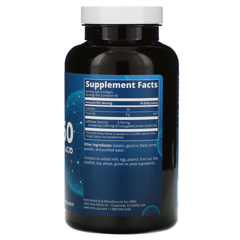 MRM, Nutrition, CLA 1250, 180 Softgels