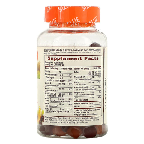 Sundown Naturals, Multivitamin Gummies, Grape, Orange & Cherry Flavored, 120 Gummies