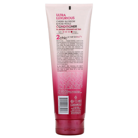 Giovanni, 2chic, Ultra-Luxurious Conditioner, to Pamper Stressed Out Hair, Cherry Blossom & Rose Petals, 8.5 fl oz (250 ml)