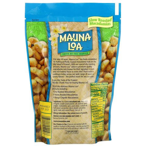 Mauna Loa, Maui Onion & Garlic Macadamias, 10 oz (283 g)