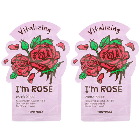 Tony Moly, I'm Rose, Mask & Hand Cream Set, 4 Piece Set