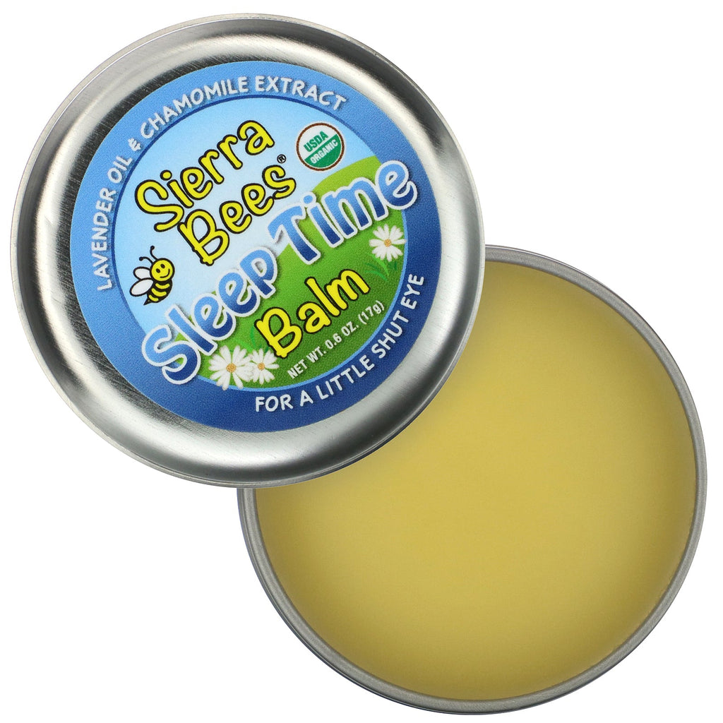 Sierra Bees, Sleep Time Balm, Lavender & Chamomile, 0.6 oz (17 g)