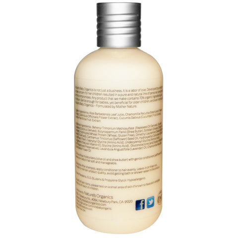 Nature's Baby s, Conditioner & Detangler, Lavender Chamomile, 8 oz (236.5 ml)