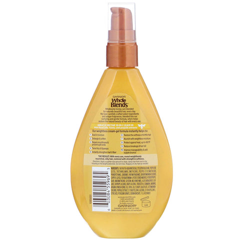 Garnier, Whole Blends, Honey Treasures Miracle Nectar Repairing Leave-In, 5 fl oz (150 ml)