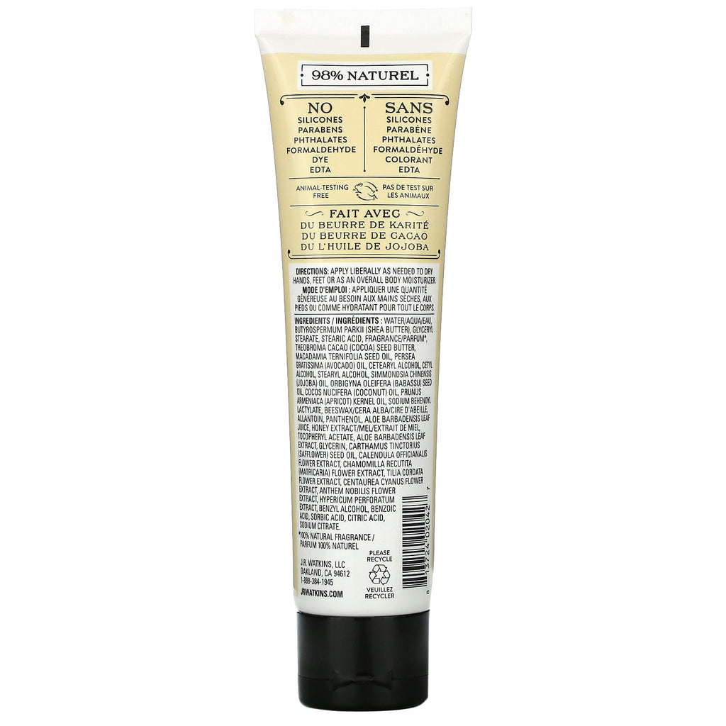 J R Watkins, Hand Cream, Coconut & Honey, 3.3 oz (95 g)