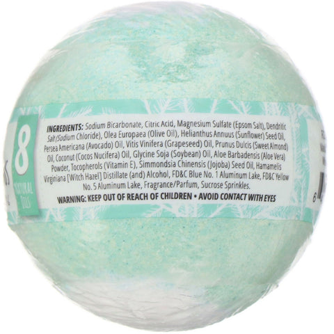 Fizz & Bubble, Artisan Bath Fizzy, Spearmint Eucalyptus, 6.5 oz (184 g)