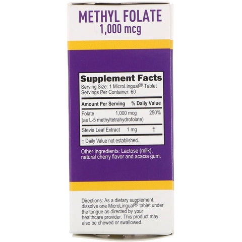 Superior Source, Methyl Folate, 1,000 mcg, 60 Tablets