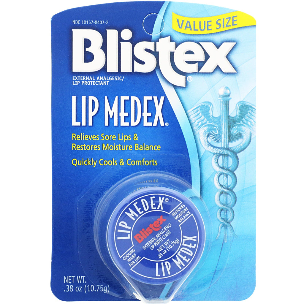 Blistex, Lip Medex, External Analgesic Lip Protectant, .38 oz (10.75 g)