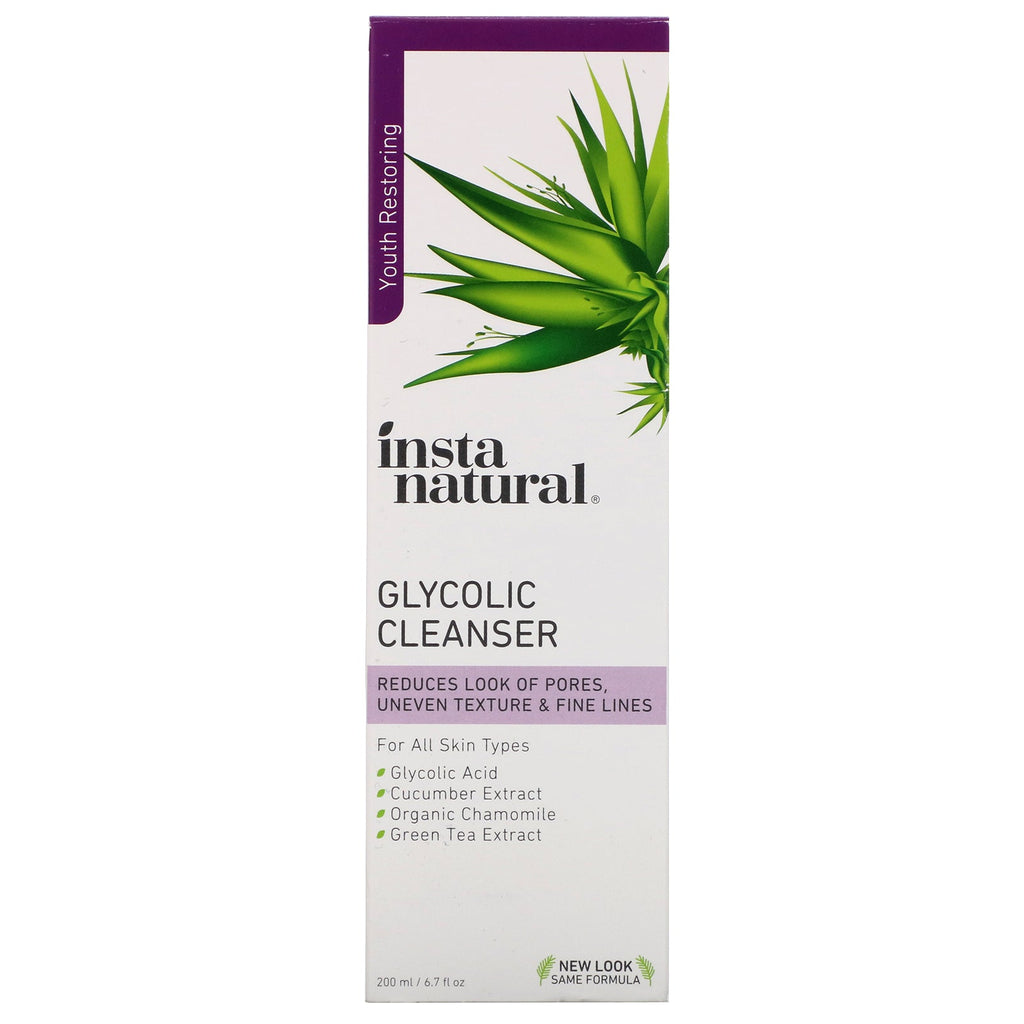 InstaNatural, Glycolic Cleanser, 6.7 fl oz (200 ml)