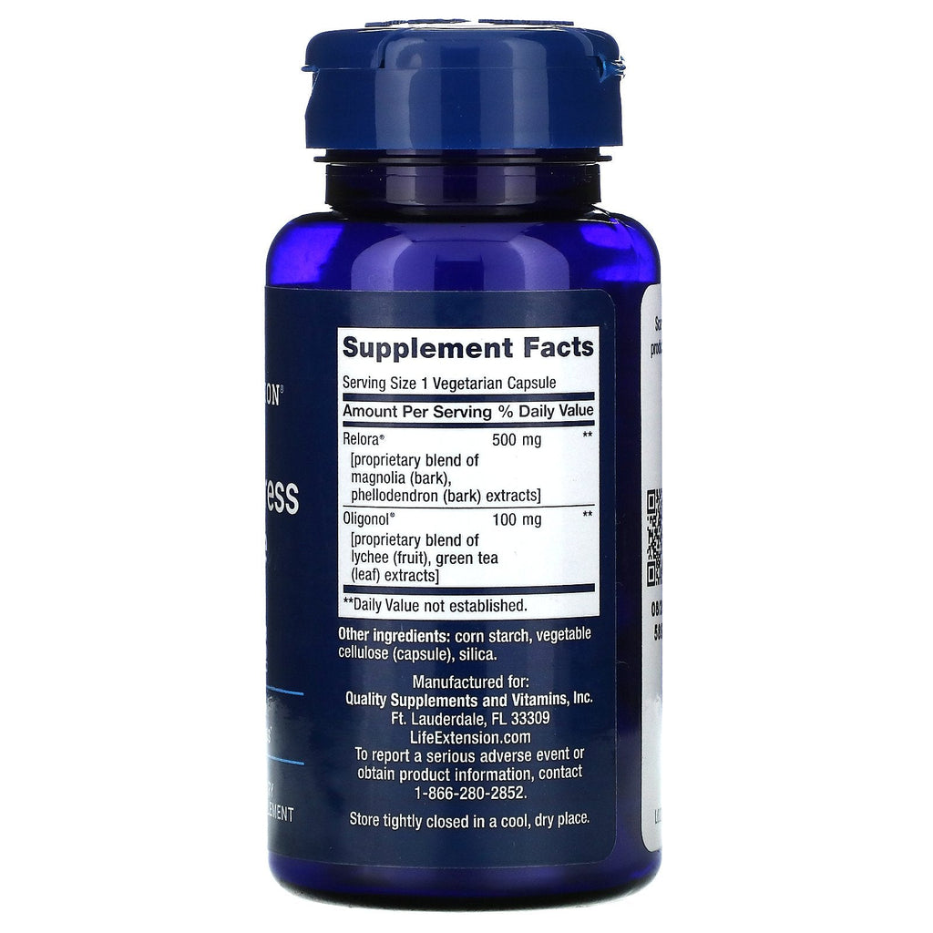 Life Extension, Cortisol-Stress Balance, 30 Vegetarian Capsules