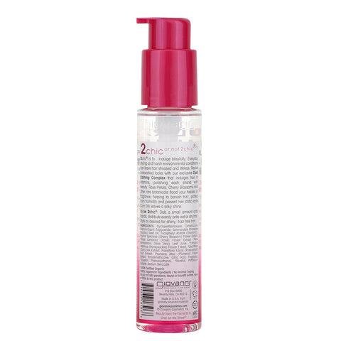 Giovanni, 2chic, Ultra-Luxurious Super Potion Silkening Hair Serum, Cherry Blossom & Rose Petals, 2.75 fl oz (81 ml)