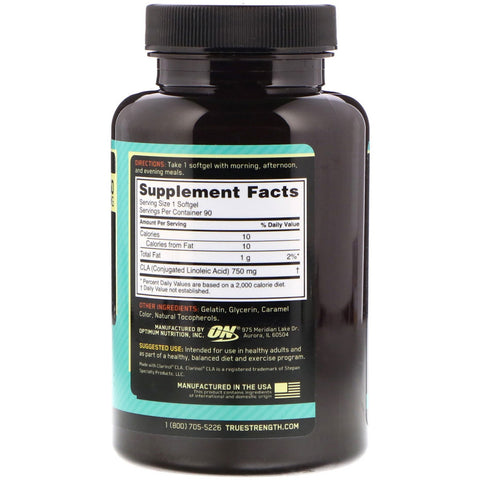 Optimum Nutrition, CLA, 750 mg, 90 Softgels