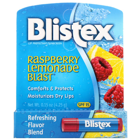 Blistex, Lip Protectant/Sunscreen, SPF 15, Raspberry Lemonade Blast, .15 oz (4.25 g)