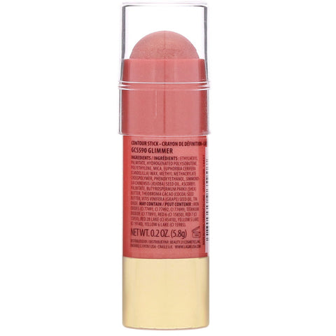 L.A. Girl, Velvet Blush Contour Stick, Glimmer, 0.2 oz (5.8 g)