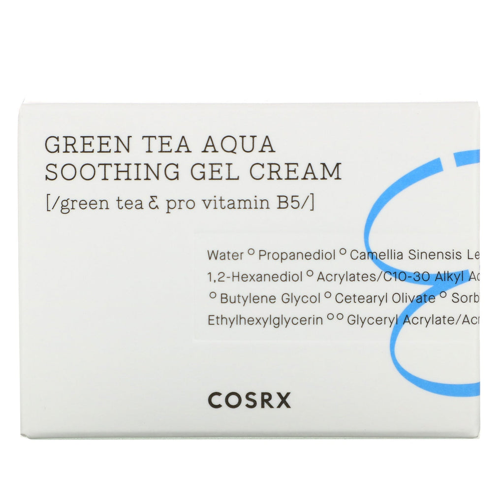 Cosrx, Hydrium, Green Tea Aqua Soothing Gel Cream, 1.69 fl oz (50 ml)