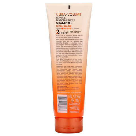 Giovanni, 2chic, Ultra-Volume Shampoo, for Fine Limp Hair, Tangerine & Papaya Butter, 8.5 fl oz (250 ml)