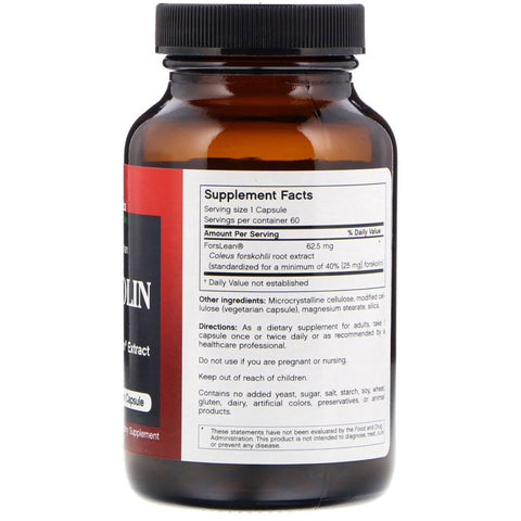 FutureBiotics, Forskolin, 25 mg, 60 Vegetarian Capsules