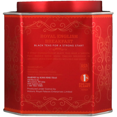 Harney & Sons, Royal English Breakfast, Black Teas, 30 Sachets, 2.67 oz (75 g) Each