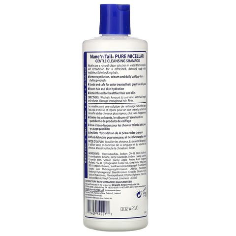 Mane 'n Tail, Micellar Shampoo, Biotin Infused, Coconut Oil, 11.2 fl oz (331 ml)