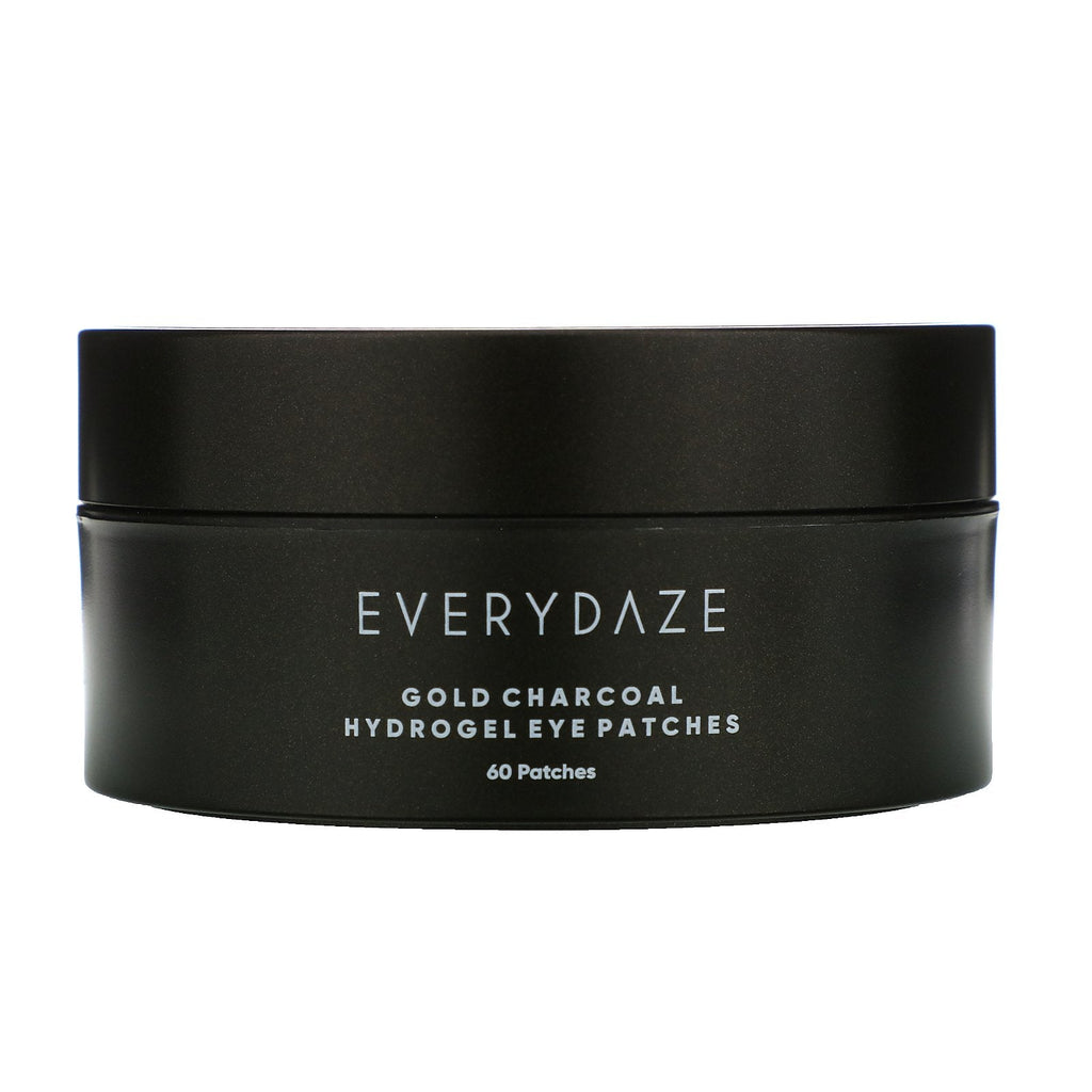 Everydaze, Gold Charcoal, Hydrogel Eye Patches, Anti-Aging, 60 Patches, 3.17 fl oz (90 g)