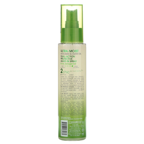 Giovanni, 2chic, Ultra-Moist Dual Action Protective Leave-In Spray, Avocado & Olive Oil, 4 fl oz (118 ml)