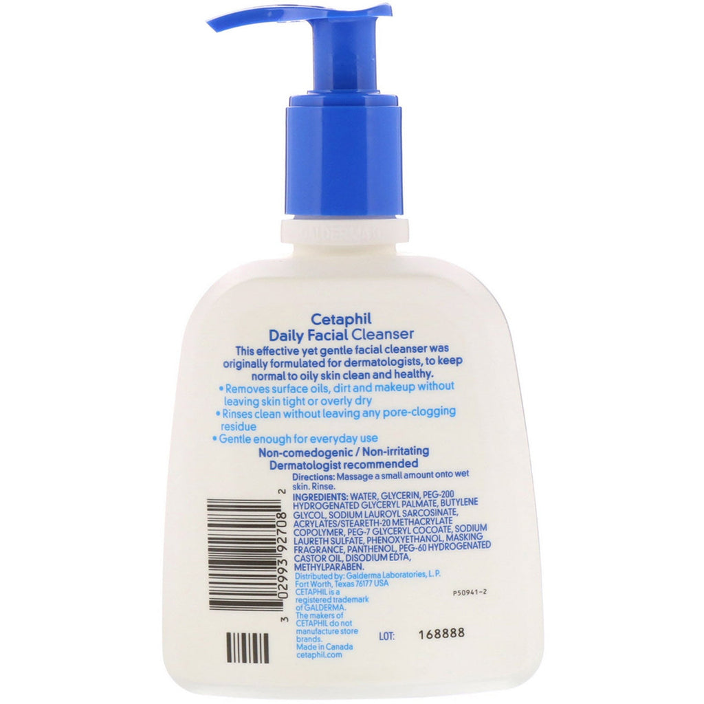 Cetaphil, Daily Facial Cleanser, 8 fl oz (237 ml)