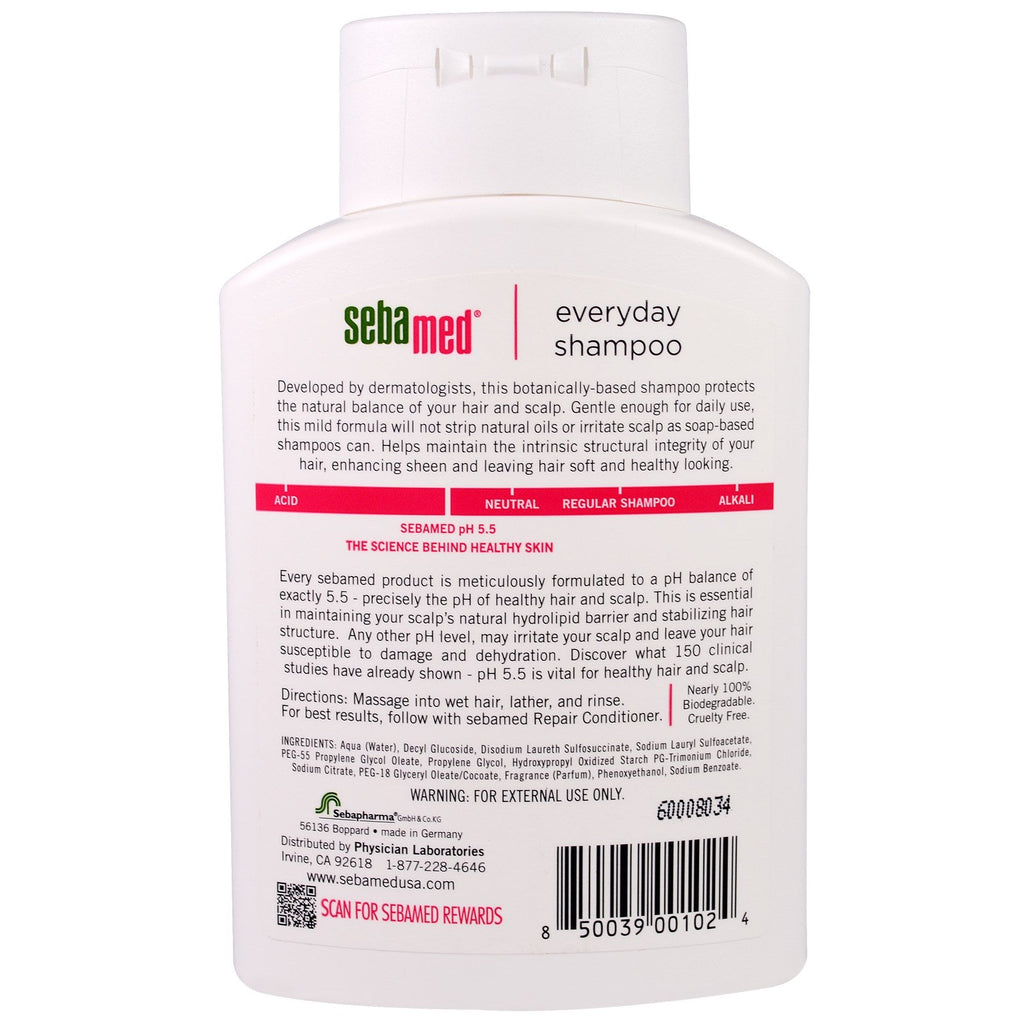 Sebamed USA, Everyday Shampoo, 6.8 fl oz (200 ml)