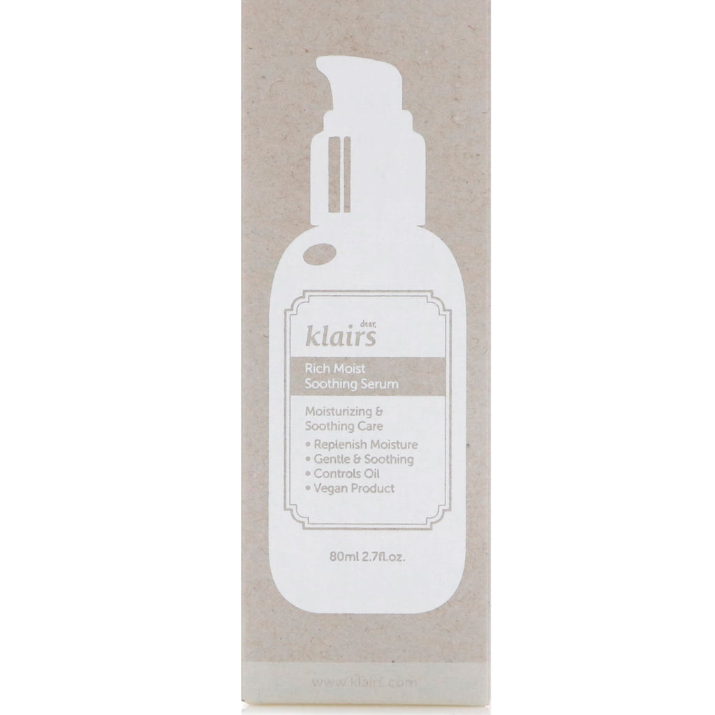 Dear, Klairs, Rich Moist Soothing Serum, 2.7 fl oz (80 ml)