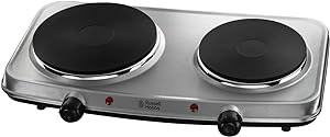 Russell Hobbs Mini Hob  |  Large and Small 2 Plates | 2,200W