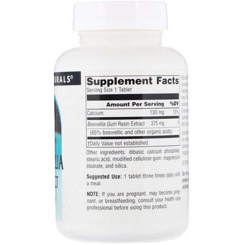 Source Naturals, Boswellia Extract, 100 Tablets