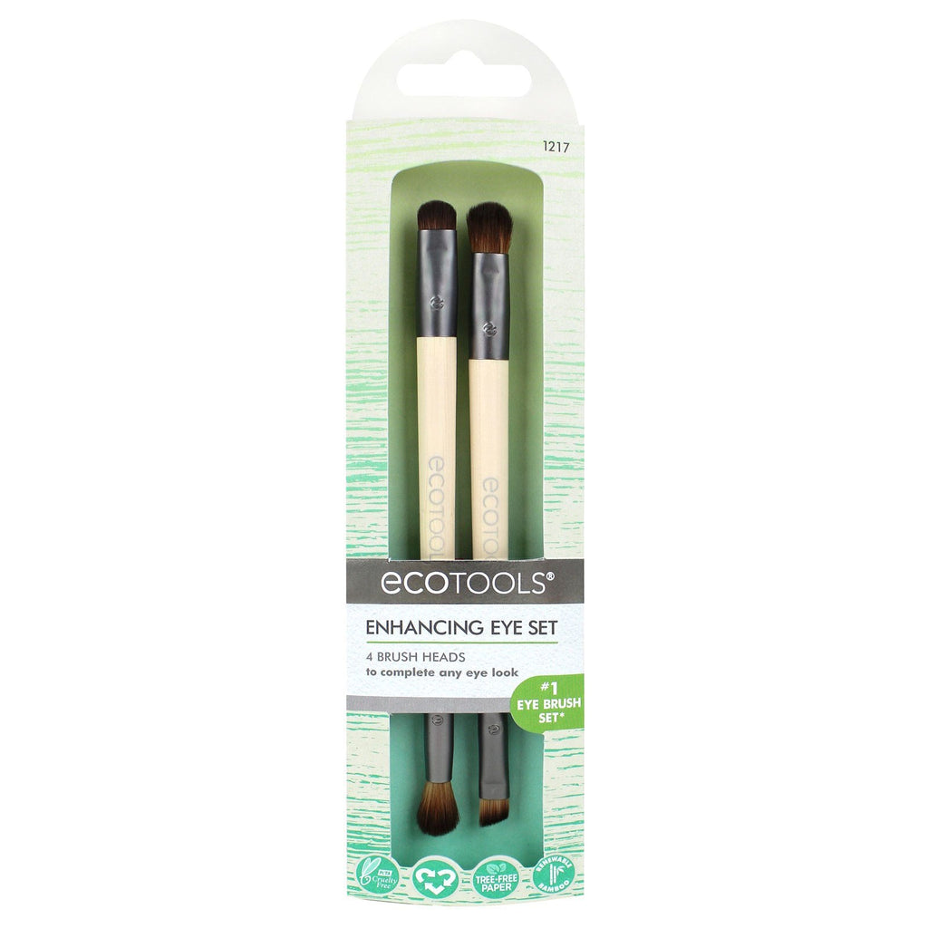 EcoTools, Enhancing Eye Set, 4 Brush Heads