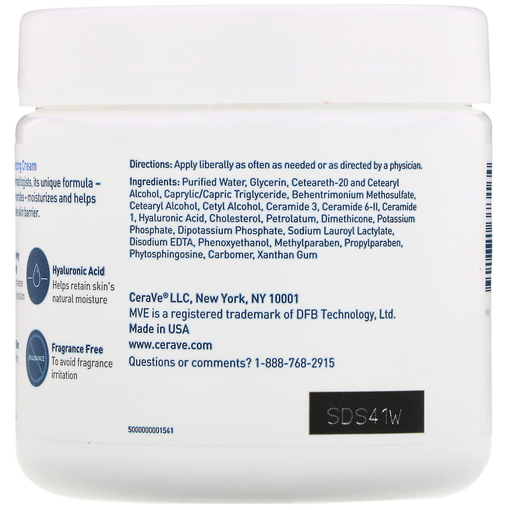 CeraVe, Moisturizing Cream, 16 oz (453 g)