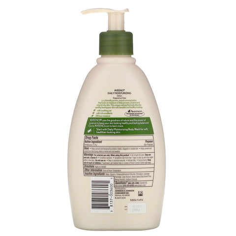 Aveeno, Active Naturals, Daily Moisturizing Lotion, Fragrance Free, 12 fl oz (354 ml)