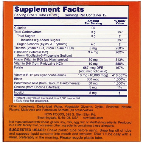 Now Foods, Shots, B-12, Mixed Berry , 10,000 mcg, 12 Shots, 0.5 fl oz (15 ml) Each