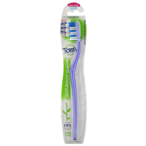 Tom's of Maine, Naturally Clean Toothbrush, Soft, 1 Toothbrush