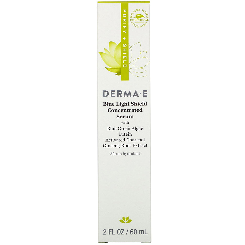 Derma E, Blue Light Shield Concentrated Serum, 2 fl oz (60 ml)