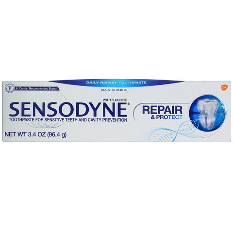 Sensodyne, Repair & Protect Toothpaste with Fluoride, 3.4 oz (96.4 g)