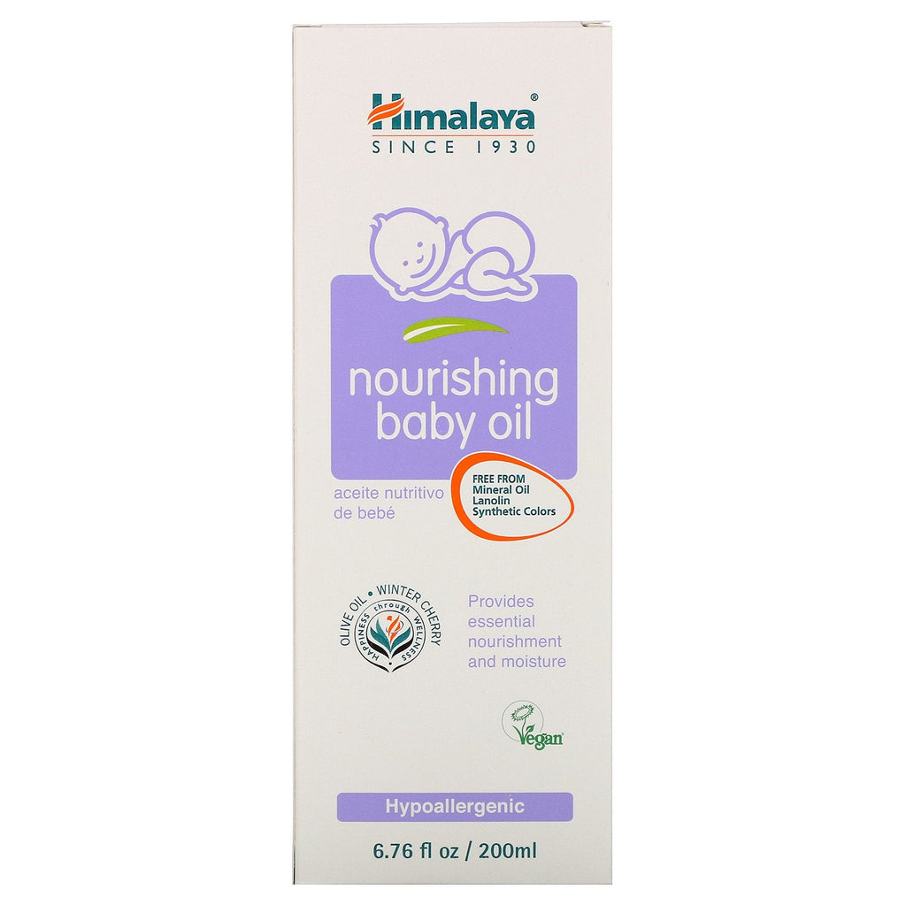 Himalaya, Nourishing Baby Oil, Olive Oil and Winter Cherry, 6.76 fl oz (200 ml)
