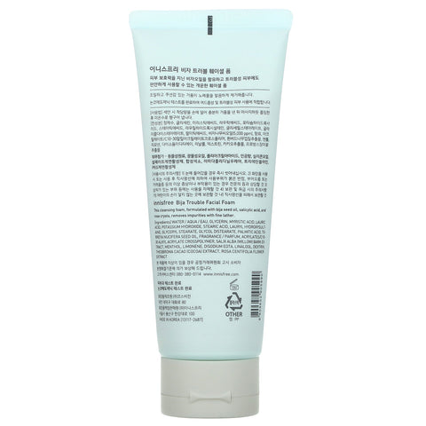 Innisfree, Bija Trouble Facial Foam, 5.29 oz (150 g)