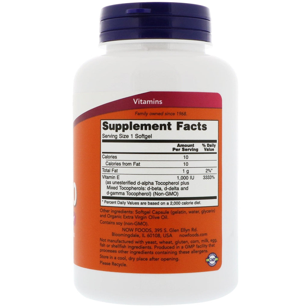 Now Foods, E-1000, 100 Softgels